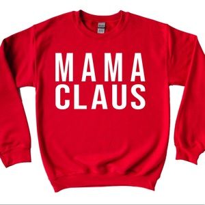 Large MAMA CLAUS Crewneck